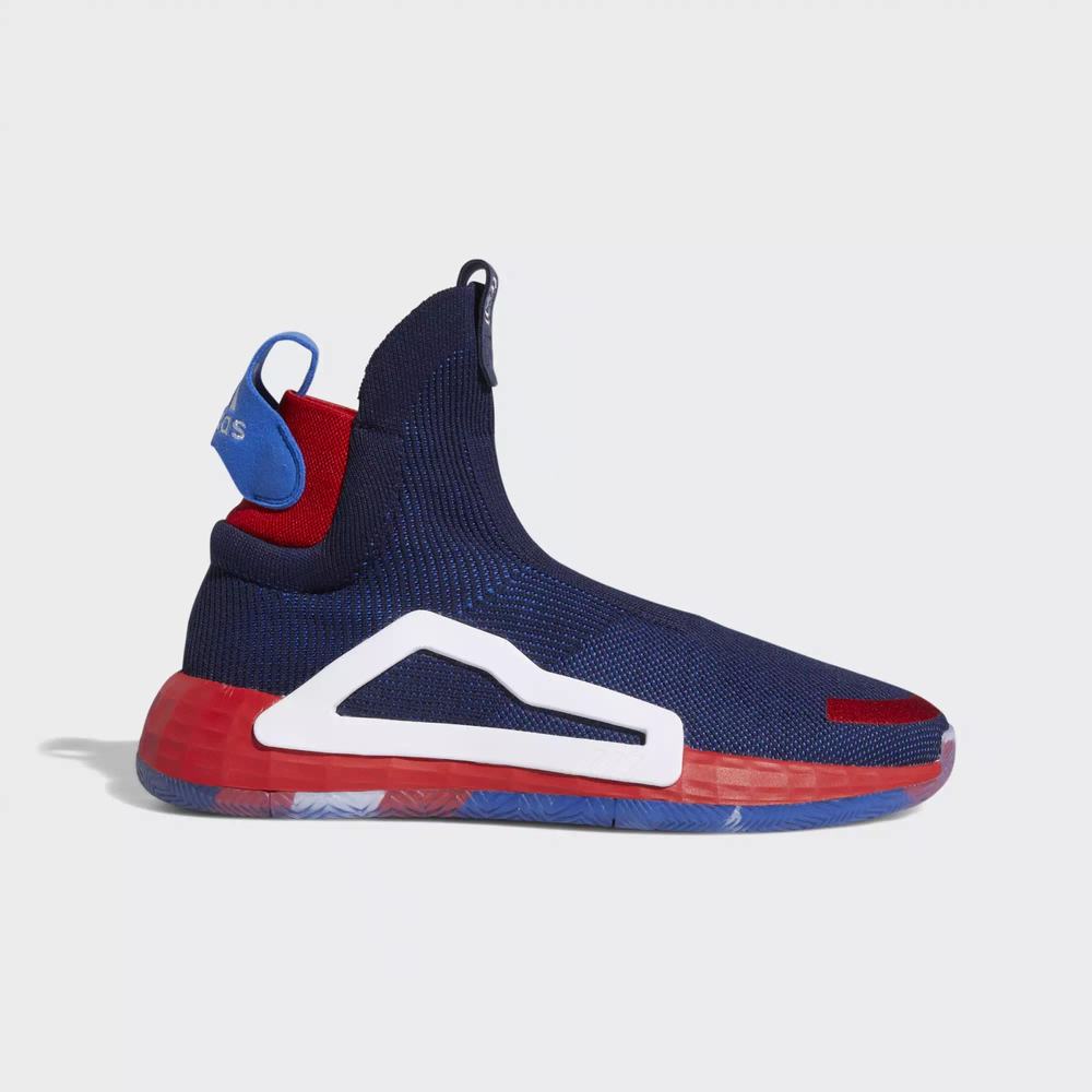 Adidas Marvel’s Captain America | N3XT L3V3L Tenis De Basketball Azules Para Hombre (MX-61807)